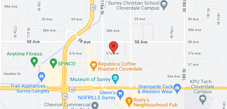map of 111 17712 57A AVENUE
